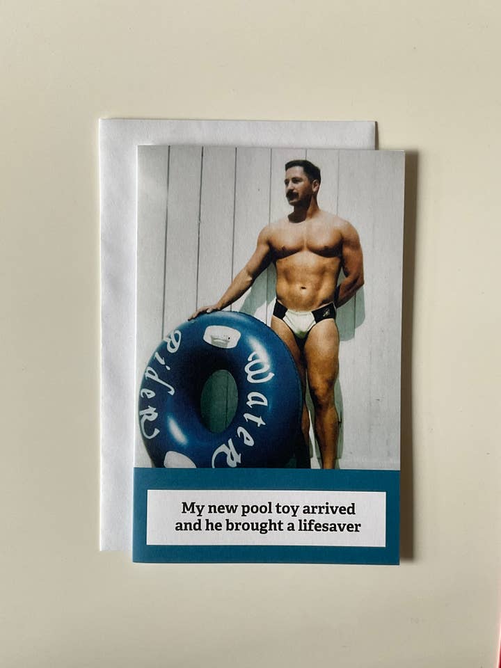 My new pool toy arrived and he brought a lifesaver for wholesale by Jacs Studio Toronto