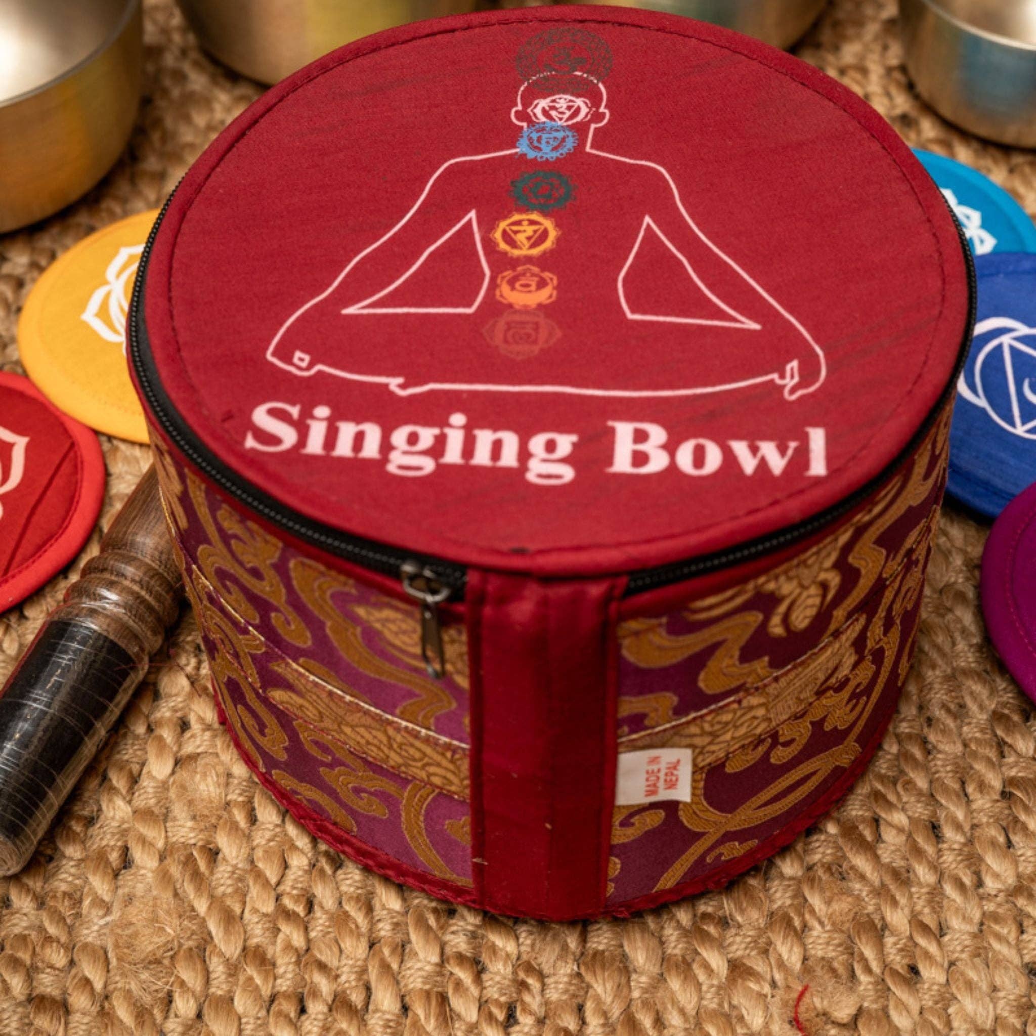 Singing Bowl Shop – Material de meditação por atacado – Conjunto de Taças Tibetanas Harmónicas Chakra1