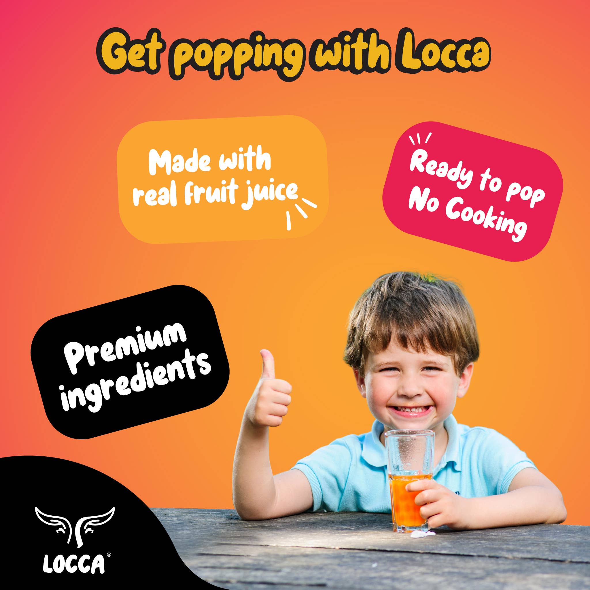Locca - Wholesale DIY Drink Kit - Locca Popping Boba Pearls with Real Fruit Juice 17oz1