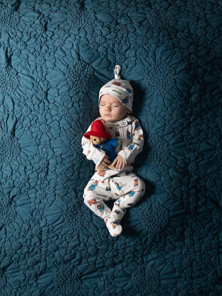 L'ovedbaby - Wholesale Jumpsuit - Baby - London Paddington™ | Organic Zipper Footie2