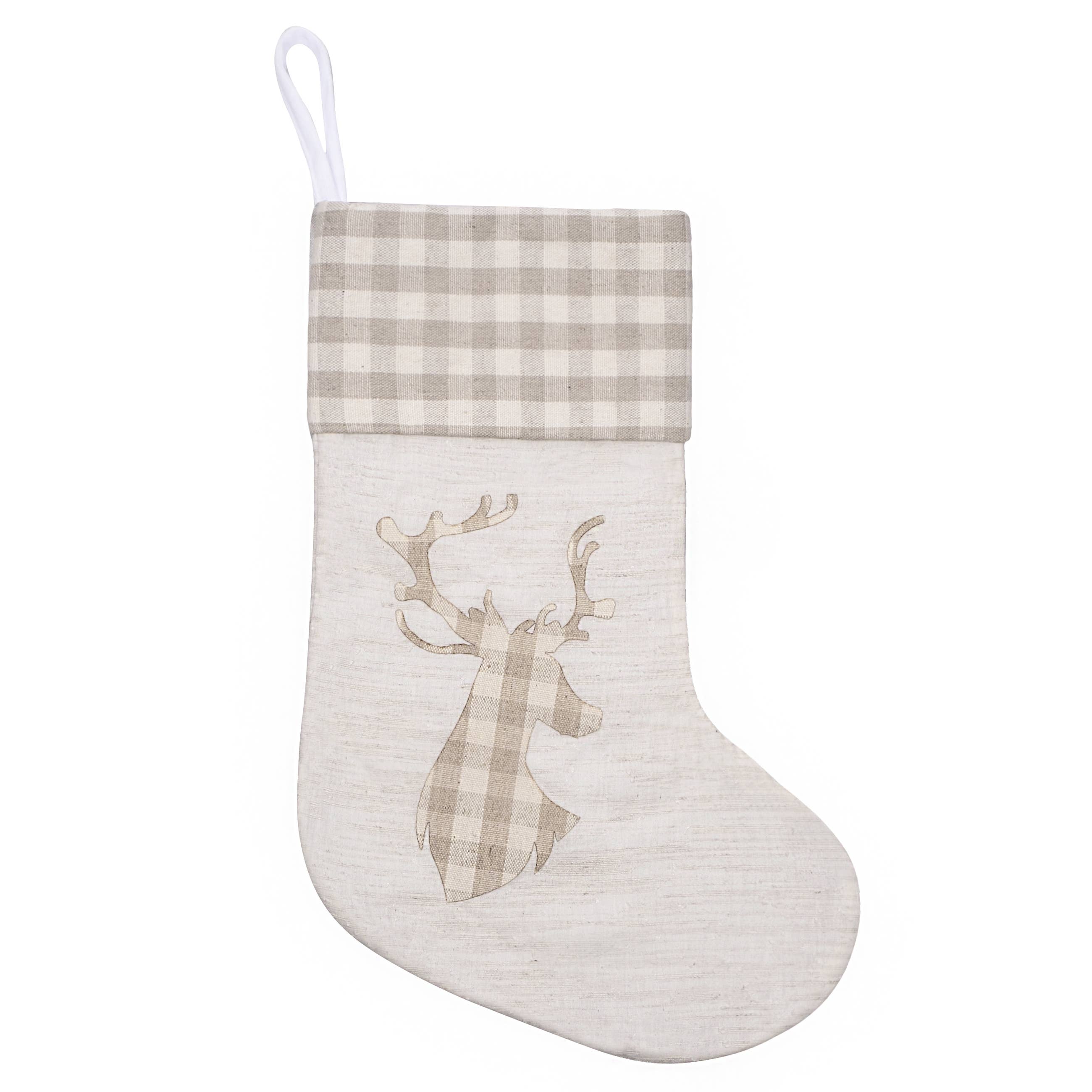 GEXWORLDWIDE - Wholesale Holiday Stocking - New Bohemian Christmas Stockings Neutral Holiday Decor2