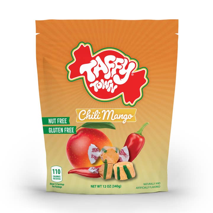 12 oz. Chili Mango Pouch Bags for wholesale by Taffy Town