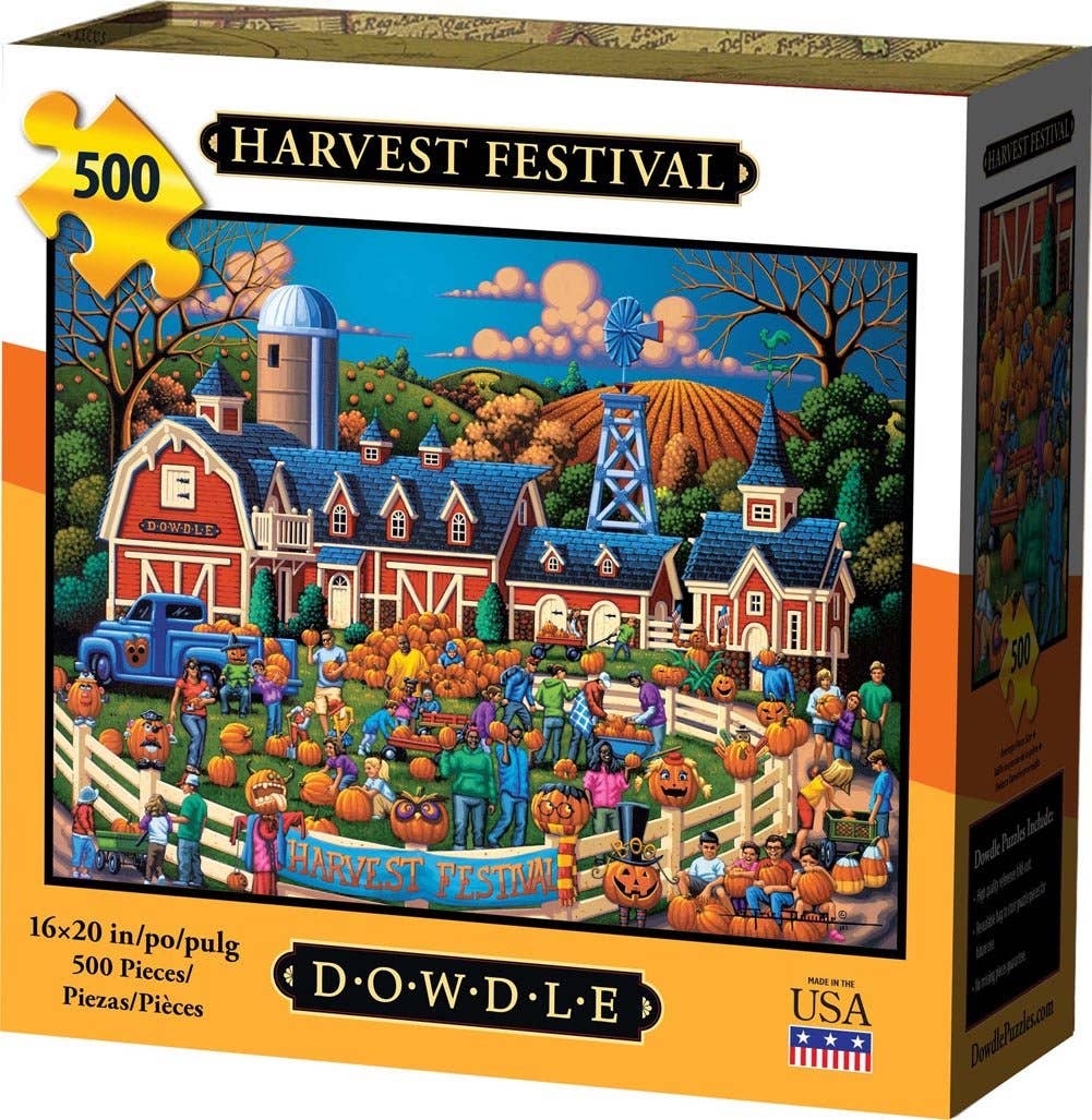 Boardwalk Puzzle Company - Wholesale Puzzle - Adult - Harvest Festival - 500 Piece