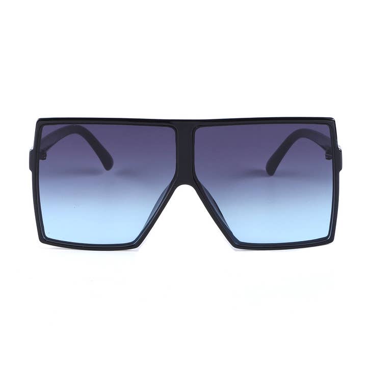 Oversized Shield Zonnebril met Gradient Lenzen P10353 voor wholesale door Hot Sunglasses Wholesale