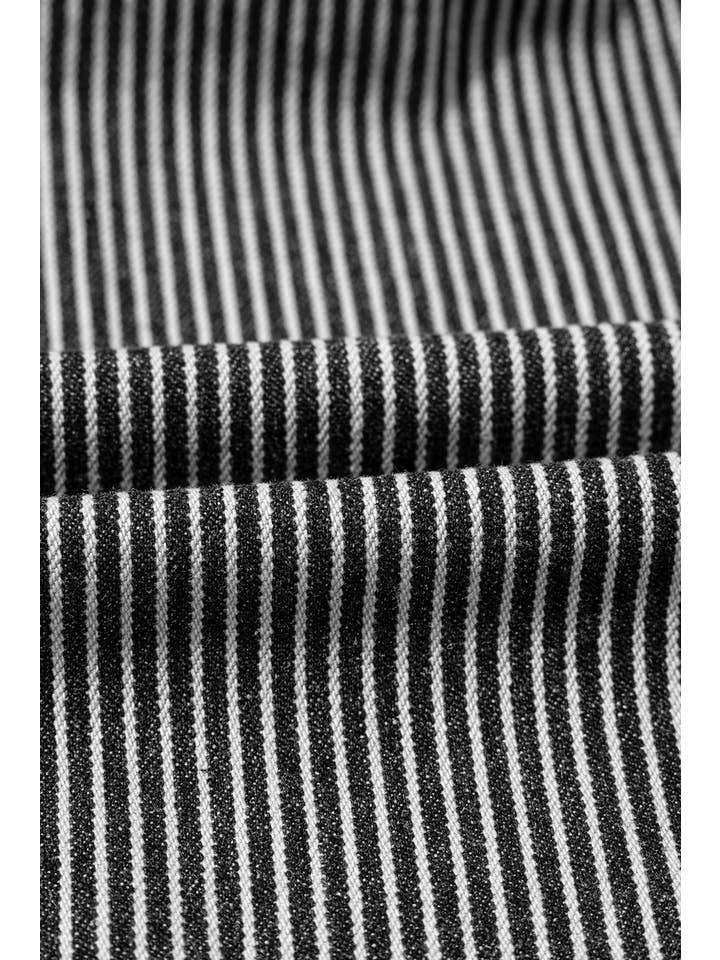 66DISCO - Wholesale Denim Jacket - Women's - Stripe Washed Oversize Pocketed Denim Jacket (S-XL)19