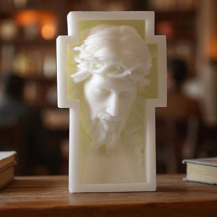 Jesus ljus 5.5x3.5x2in - Religion för wholesale av Agaboo Candle