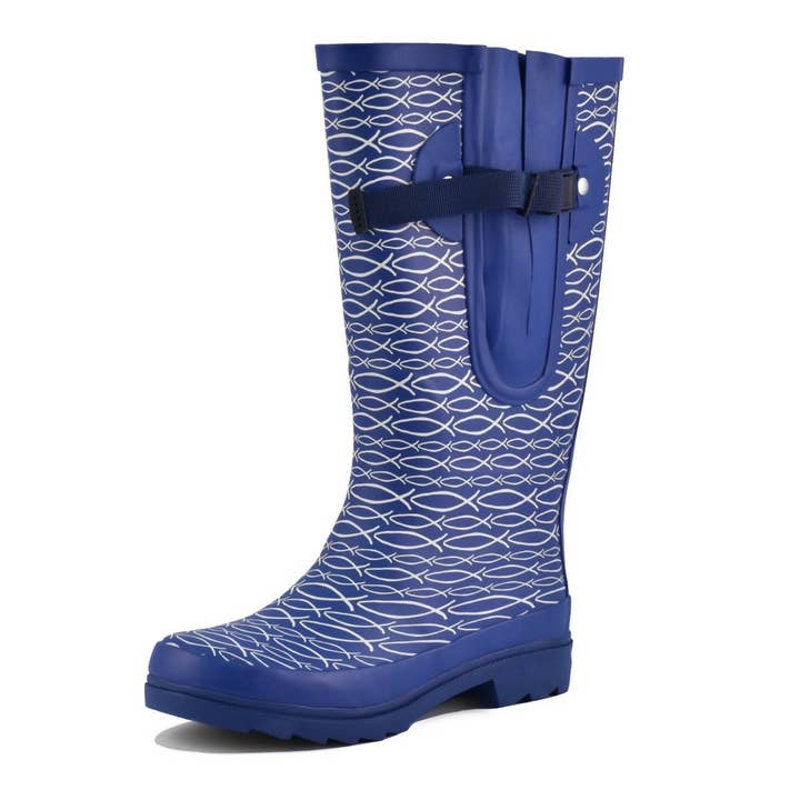 Blue Sole Ladies Wellies for wholesale by Wide Wellies