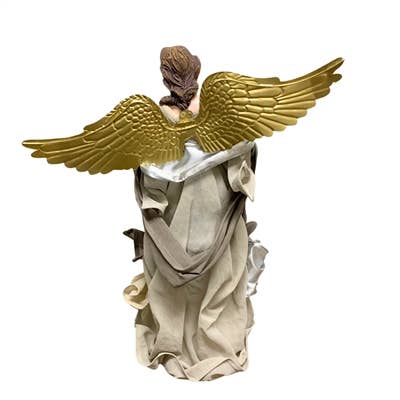 David Christopher's Collection - Wholesale Decorative Figurine - TOUCH OF SILVER ANGEL PLAYING MANDOLIN 19"2