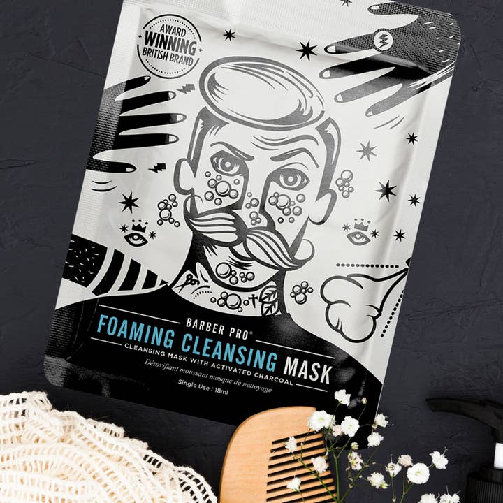 BARBER PRO – wholesale Skincare face mask – Men’s – BARBER PRO Foaming Cleansing Mask3
