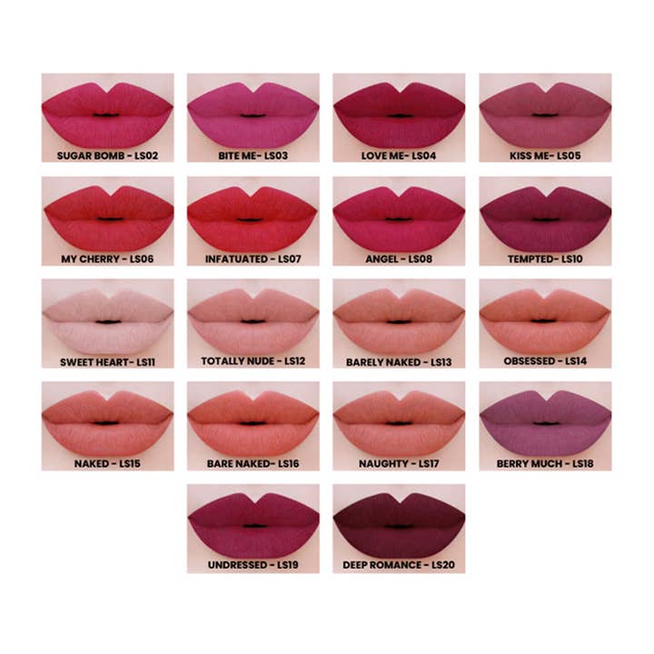 PINEAPPLE Beauty - Wholesale Lipstick - Beauty Creations DLS Matte Lipstick Display - 108