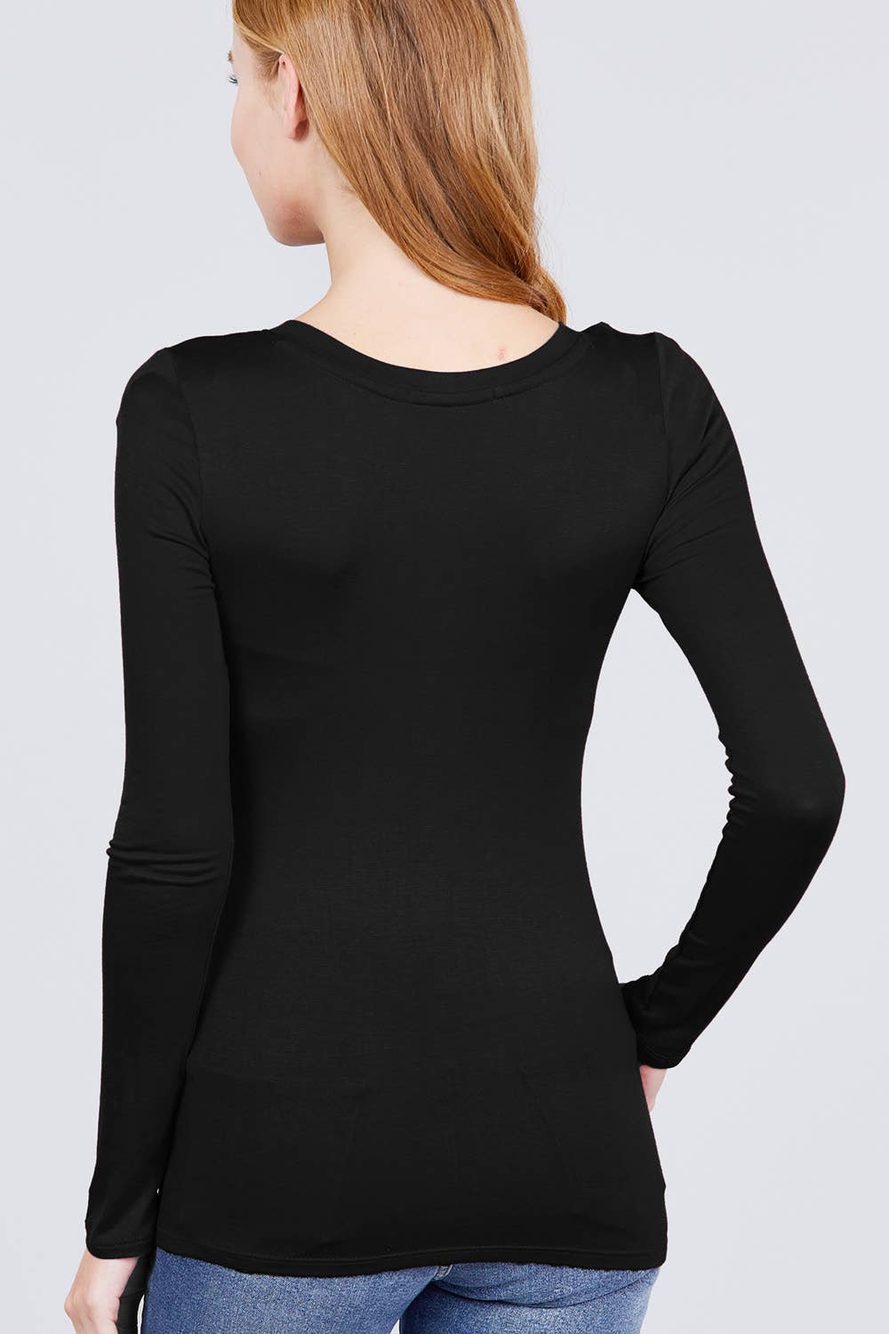 Active Basic | Active USA - Wholesale Knit Top - Women's - Long Sleeve Round Neck Top13