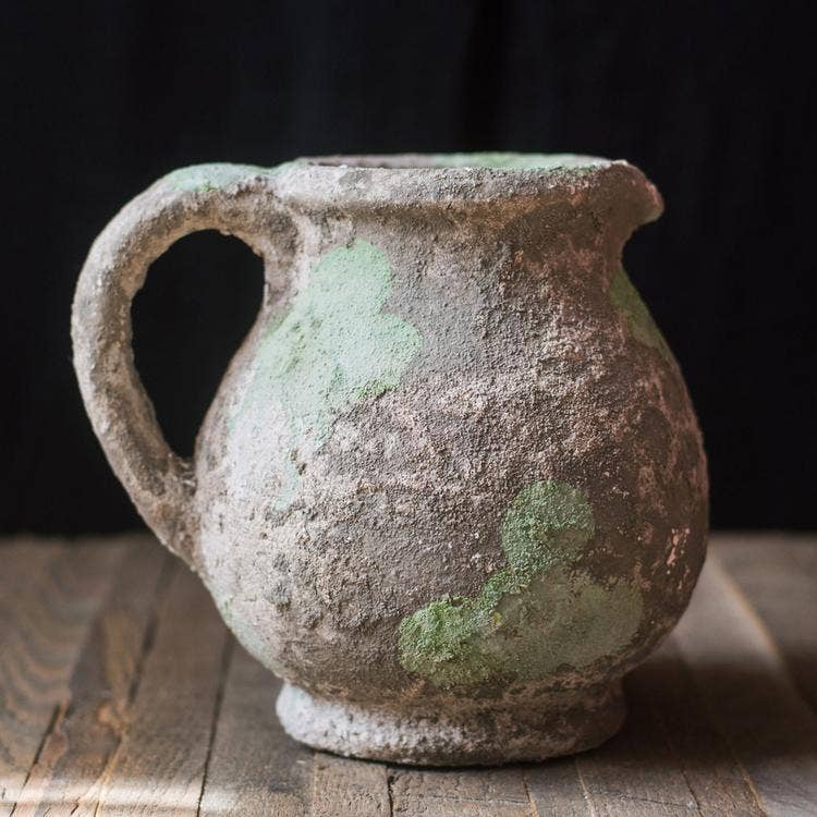 Rustic Reach - Wholesale Plant Pot - Pompeii Cement Floral Jar8