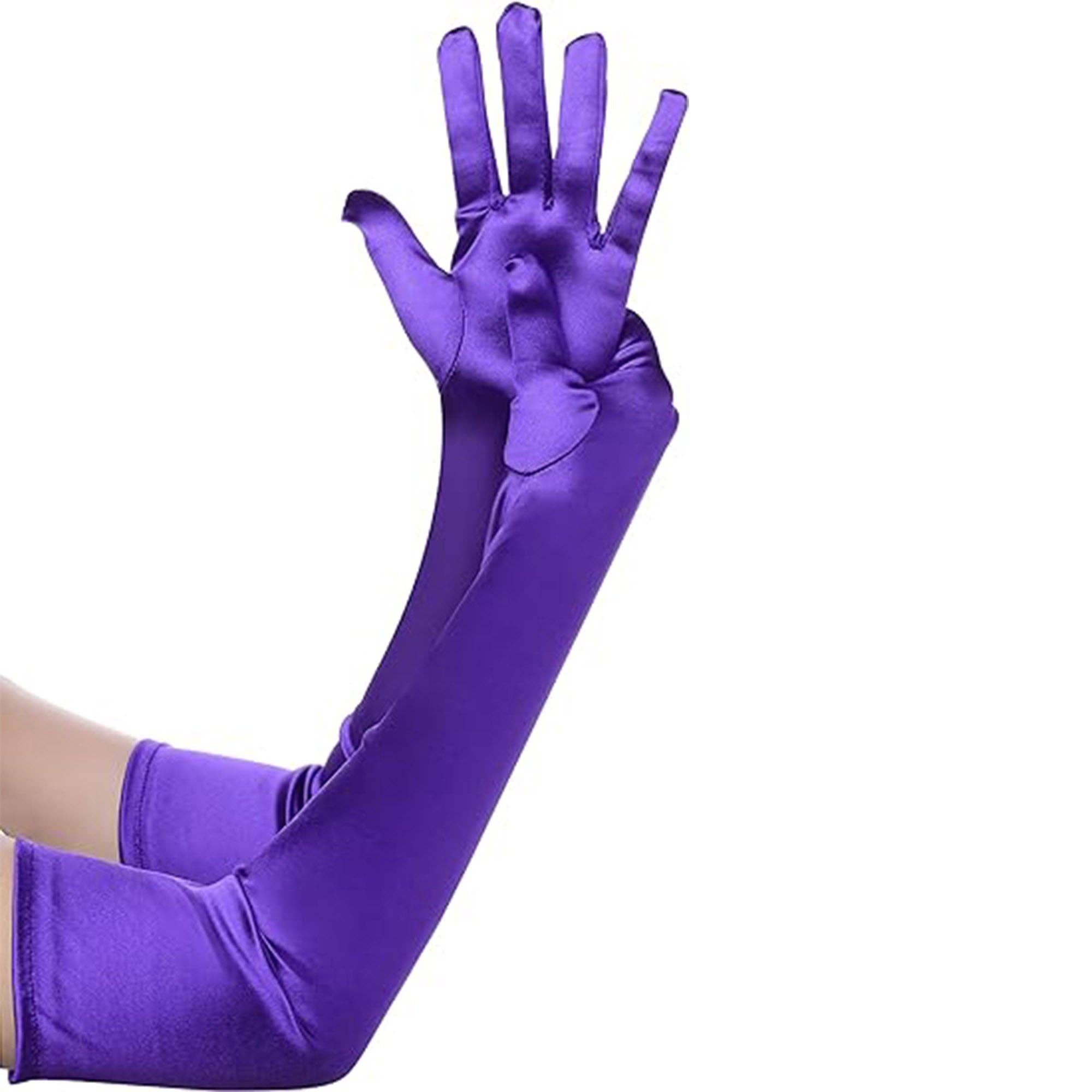 TAPA fashion - Wholesale Gloves – Women's - Satin 18 Inch Long Gloves FG528-12BL (12pc)9