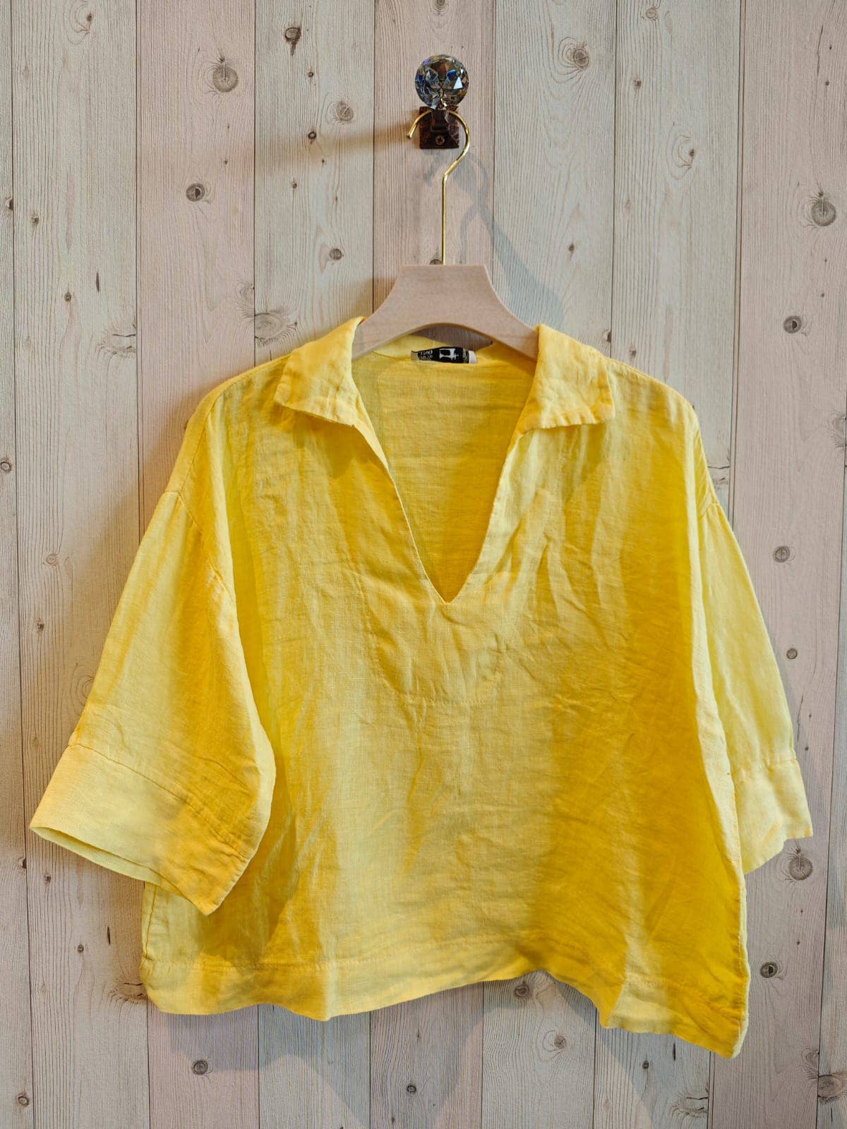 Linen & More - Wholesale Blouse - Women's - REF 12104 BLOUSE SHIRT COLLAR 100% LINEN11