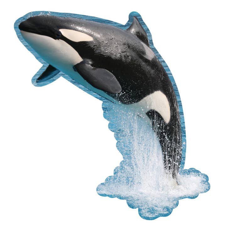 Masterpieces Puzzles - Wholesale Puzzle - Adult - Orca 100 Piece Shaped Jigsaw Puzzle