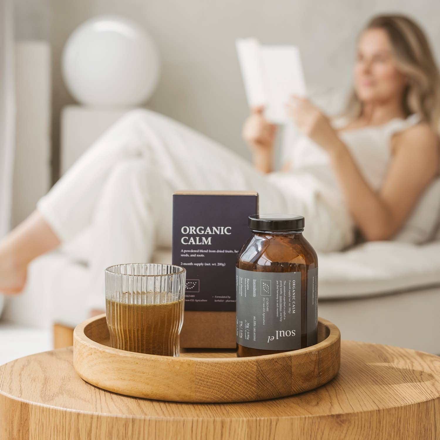 SOULEL – wholesale Oralt tillskott/Vitamin – Organic Calm – Botanisk blandning för nervsystemet och sömn2