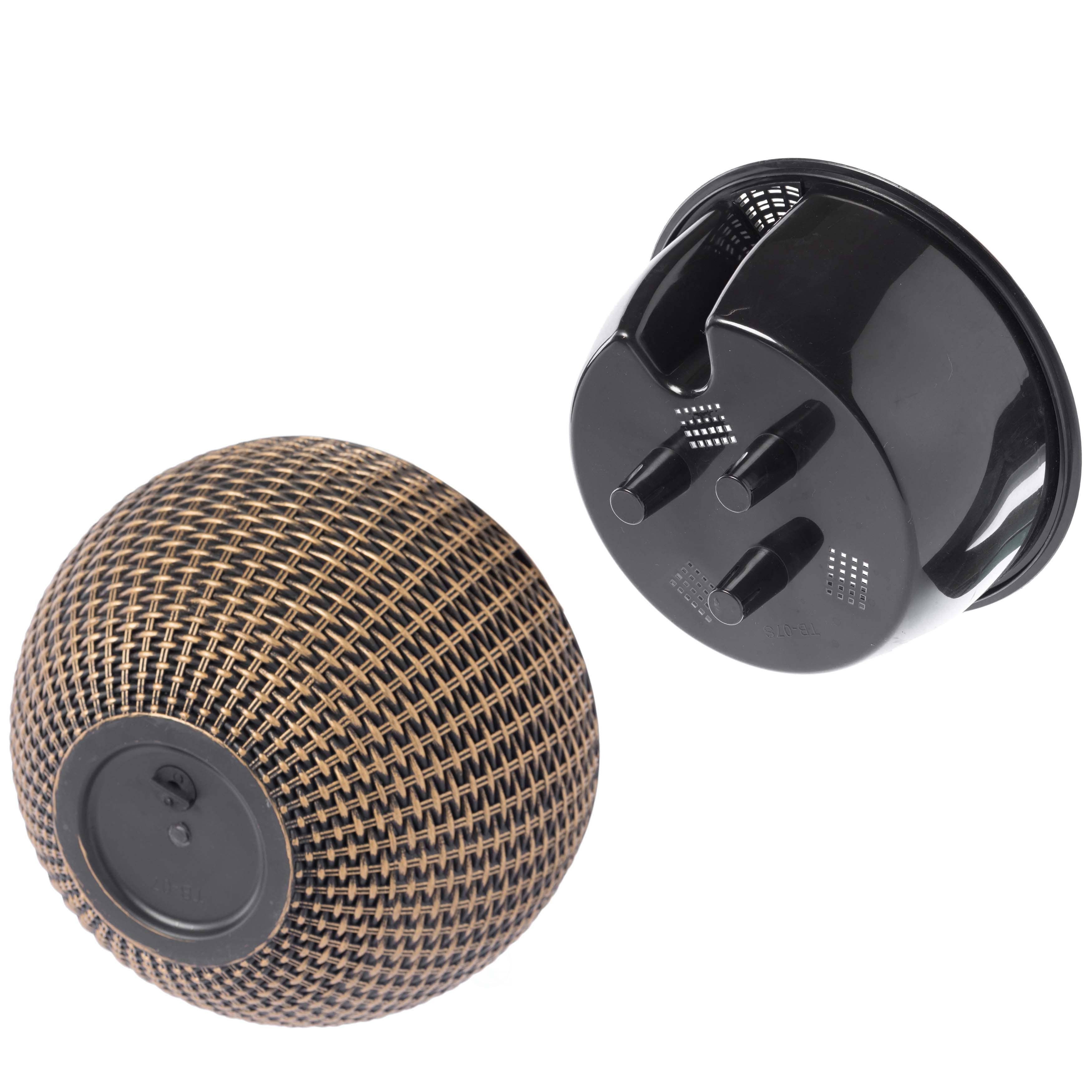 Quickway Imports - Wholesale Hanging Planter - 10" Self Watering Bronze Hanging Basket Flower Planter11