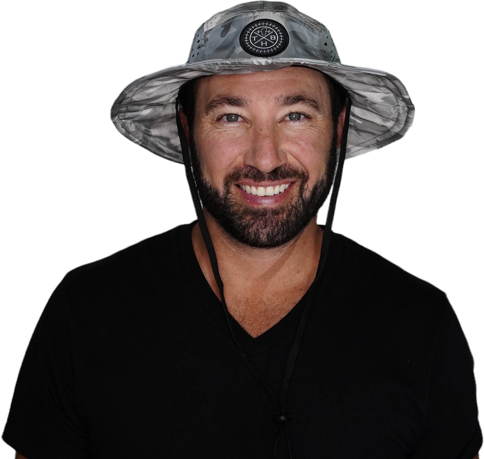 The Heartbeat Brand - Wholesale Bucket Hat - Unisex - THB Boonie | Sun Hat | Gray Camo1