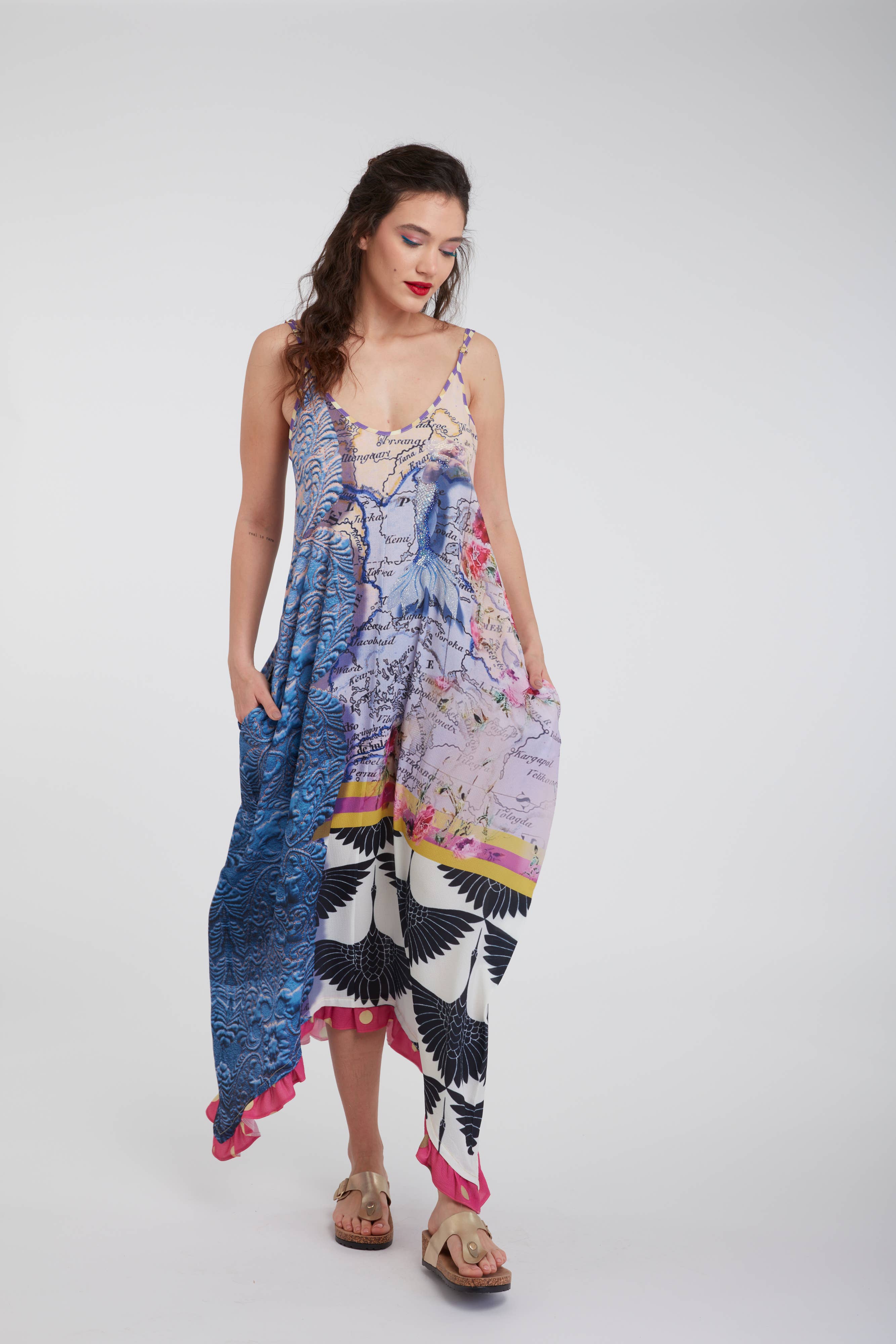 IPNG Design – Engroshandel Kjole - Dame – Kjole V-hals - Mermaidien Shuffle