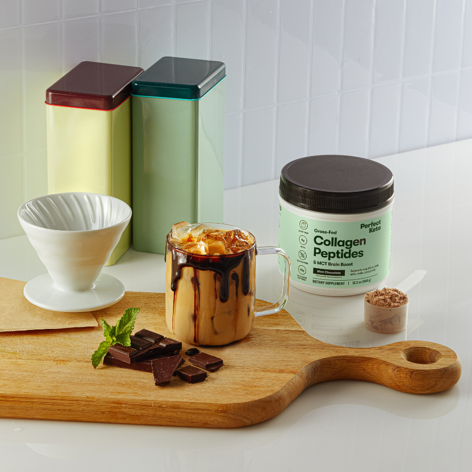 Perfect Keto - Wholesale Protein/Superfood Powder - Grass-Fed Collagen + MCT Oil, Dairy Free, Coffee Creamer26