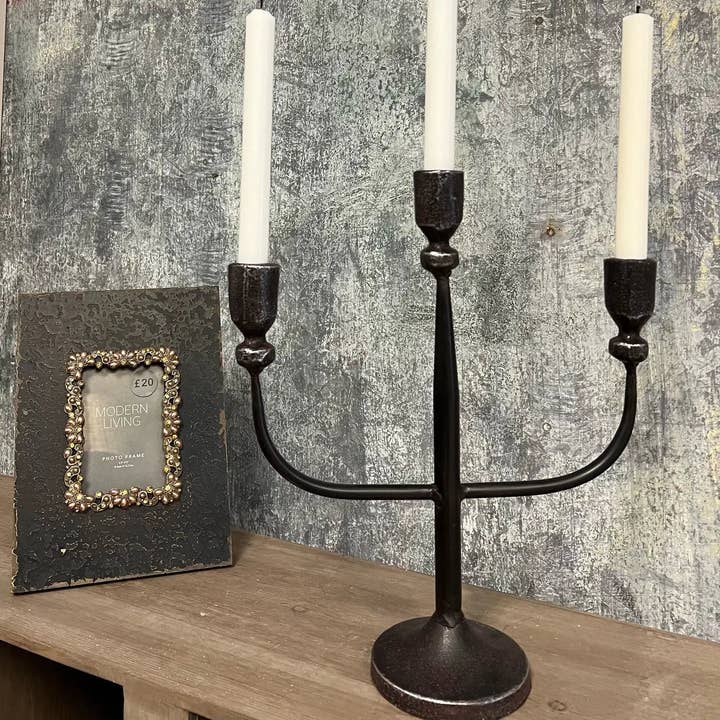 Vagabond Vintage - Wholesale Candle Holder - VINTAGE STYLE CANDELABRA