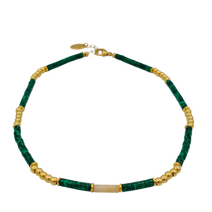 Collier Sacha Green for engroshandel hos TABOO Sieraden