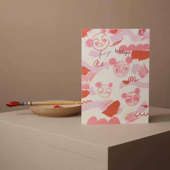 I am Roxanne - Wholesale Baby Card - Hey Baby Panda Card | Baby Card | New Baby Cards4