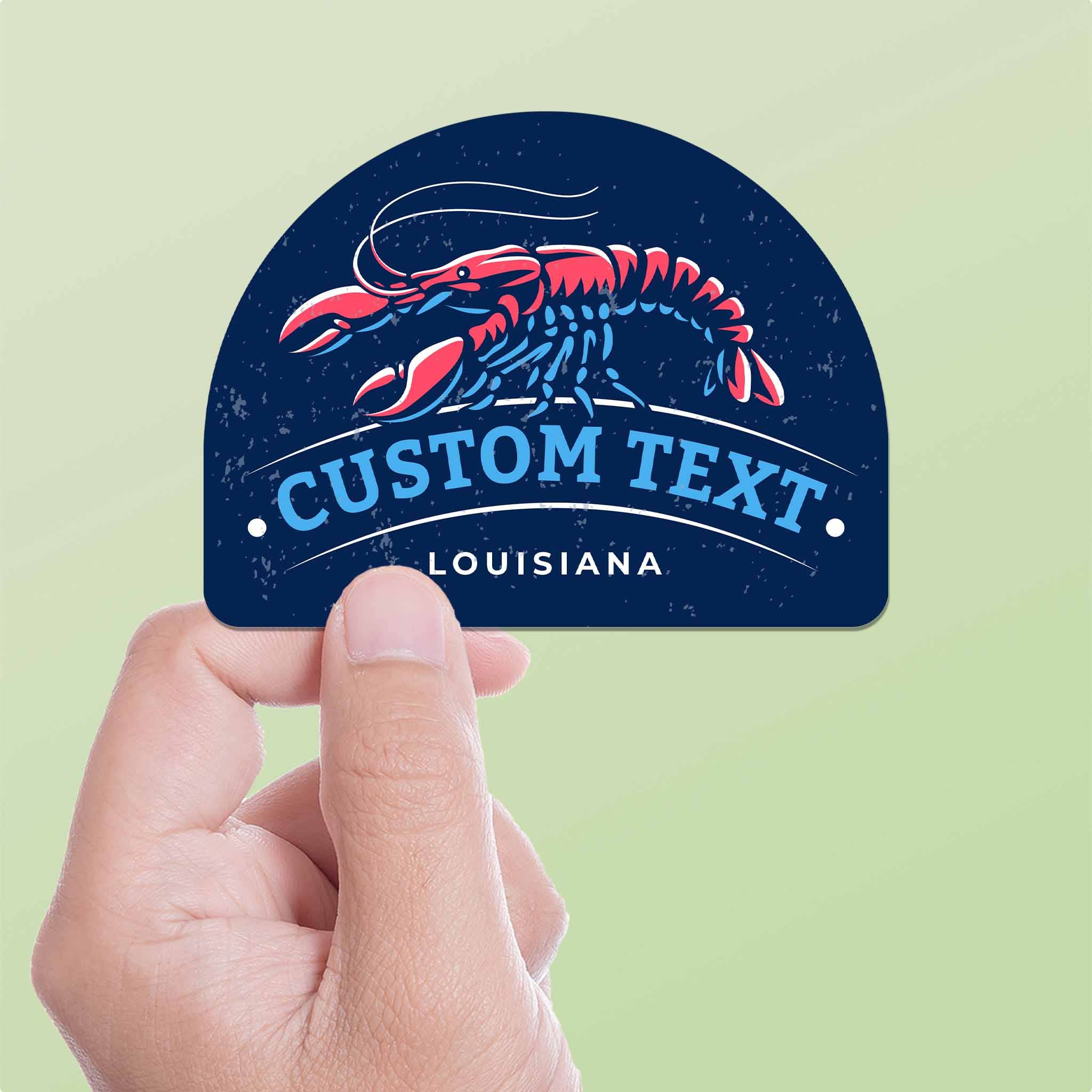 Sentinel Supply - Wholesale Sticker - Custom Crawfish Sticker - Southern Name Drop Decal0
