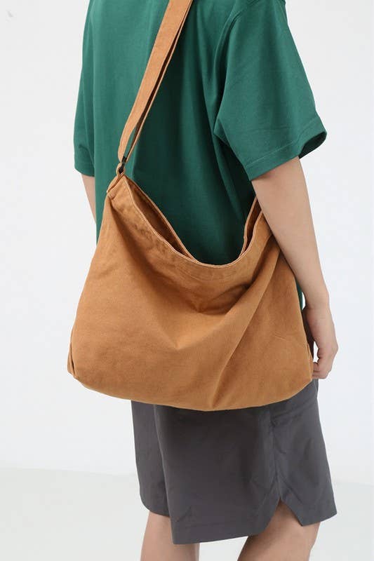 ACCITY - Wholesale Shoulder Bag - Women's - Crossbody Canvas Big Shoulder Bag_CWAB042010