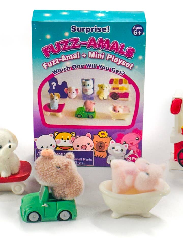 2pk Fuzz-Amals Mini Playset for wholesale by Zorbitz