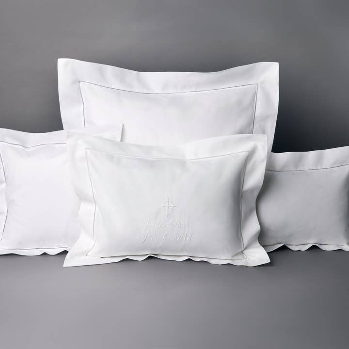 Edward Boutross - Wholesale Bedding pillowcase/sham - Hemstitched Cotton Baby/Boudoir Pillow Shams