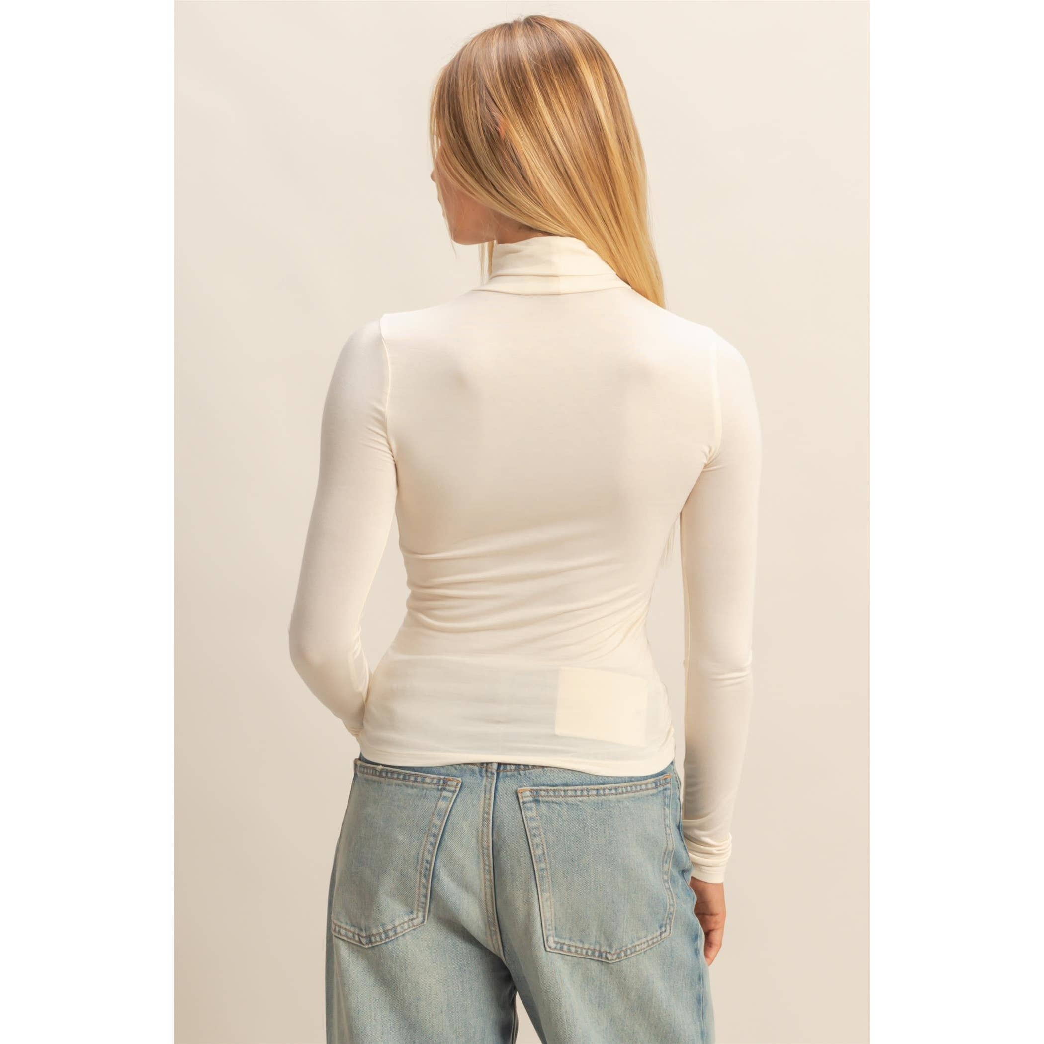 HYFVE - Wholesale Shirt - Women's - Turtleneck Long Sleeve Fitted Top9