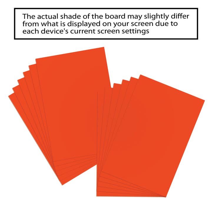 BAZIC Products - Wholesale Poster Board - 22" X 28" Poster Board - Red (25 Sheet/Box)
