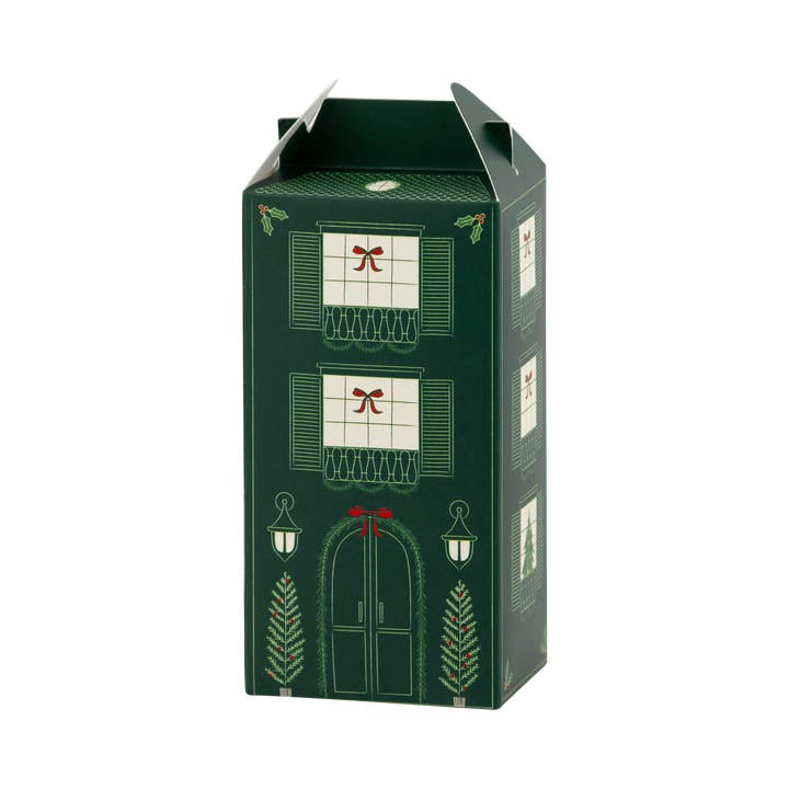 My Mind’s Eye - Wholesale Party Favor Bag/Box - VIL1108 - Christmas Village Treat Boxes