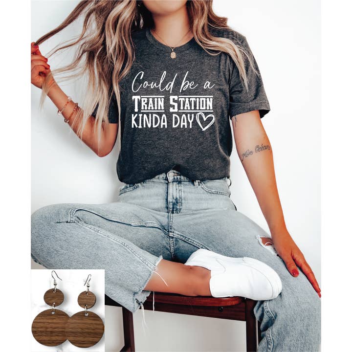 Poderia ser uma estação de comboio meio dia cinzento por atacado de Southern Attitude Designs Inc