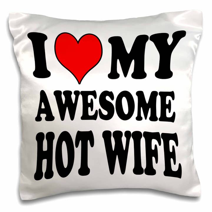 3dRose, Amo a mi increíble y sexy esposa., Funda de almohada para venta al por mayor de 3dRose