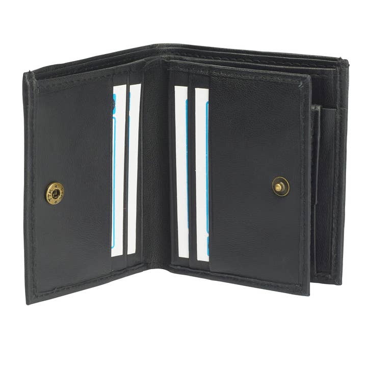 GH Stafford & Son Ltd – wholesale Wallet - Men’s – GHS Sheep Nappa Triple Section Notecase with Coin Pocket2