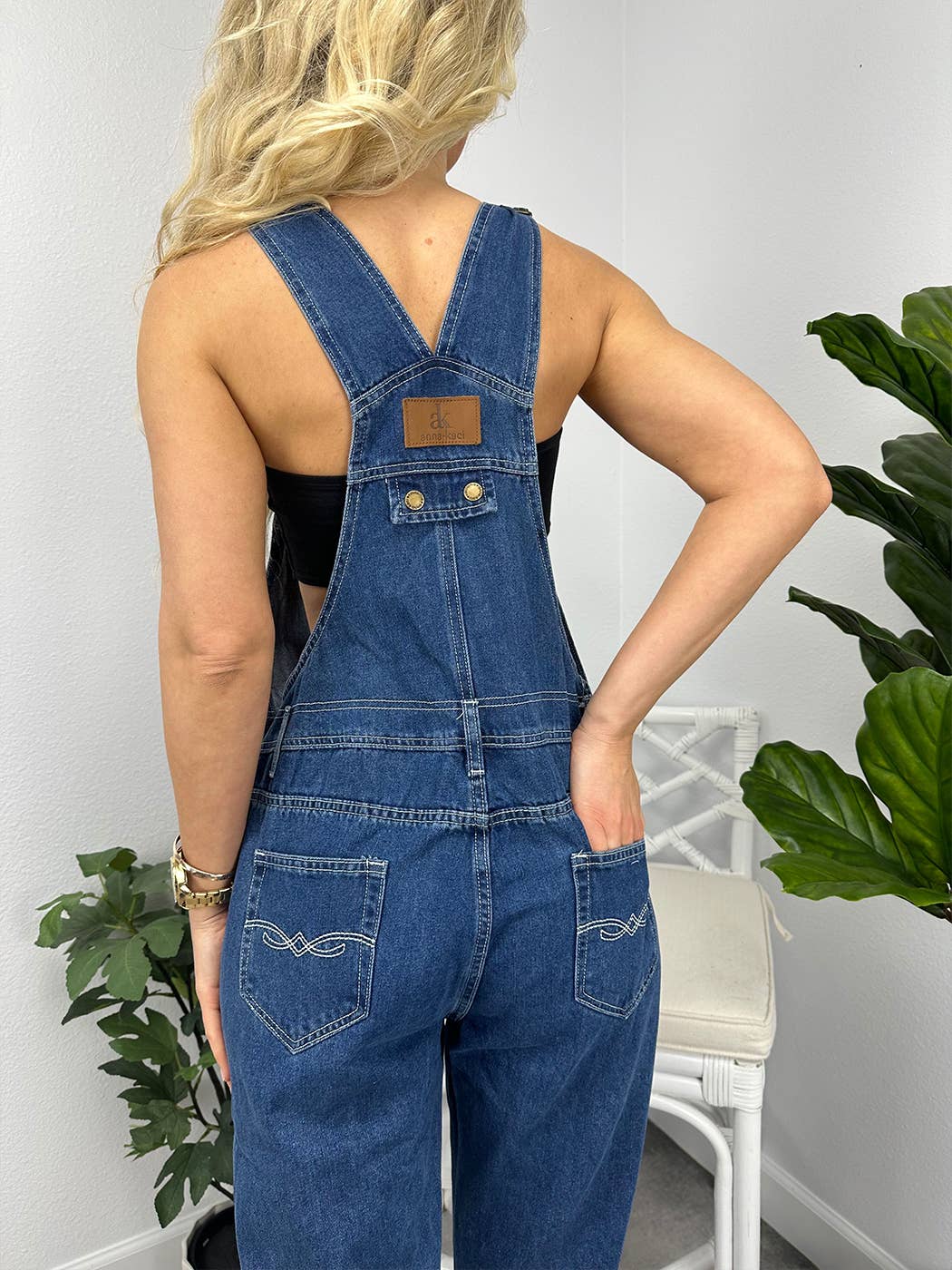 Anna Kaci Wholesale - Wholesale Overalls - Women's - Vintage Straight-Leg Overalls70