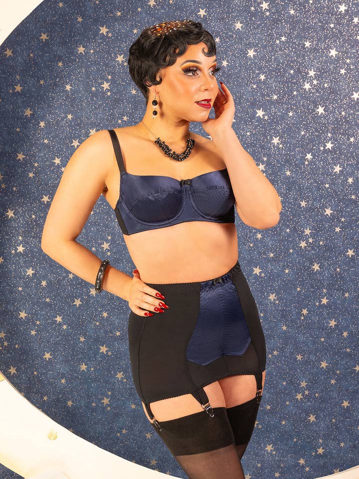 Norma Navy Girdle for wholesale by What Katie Did