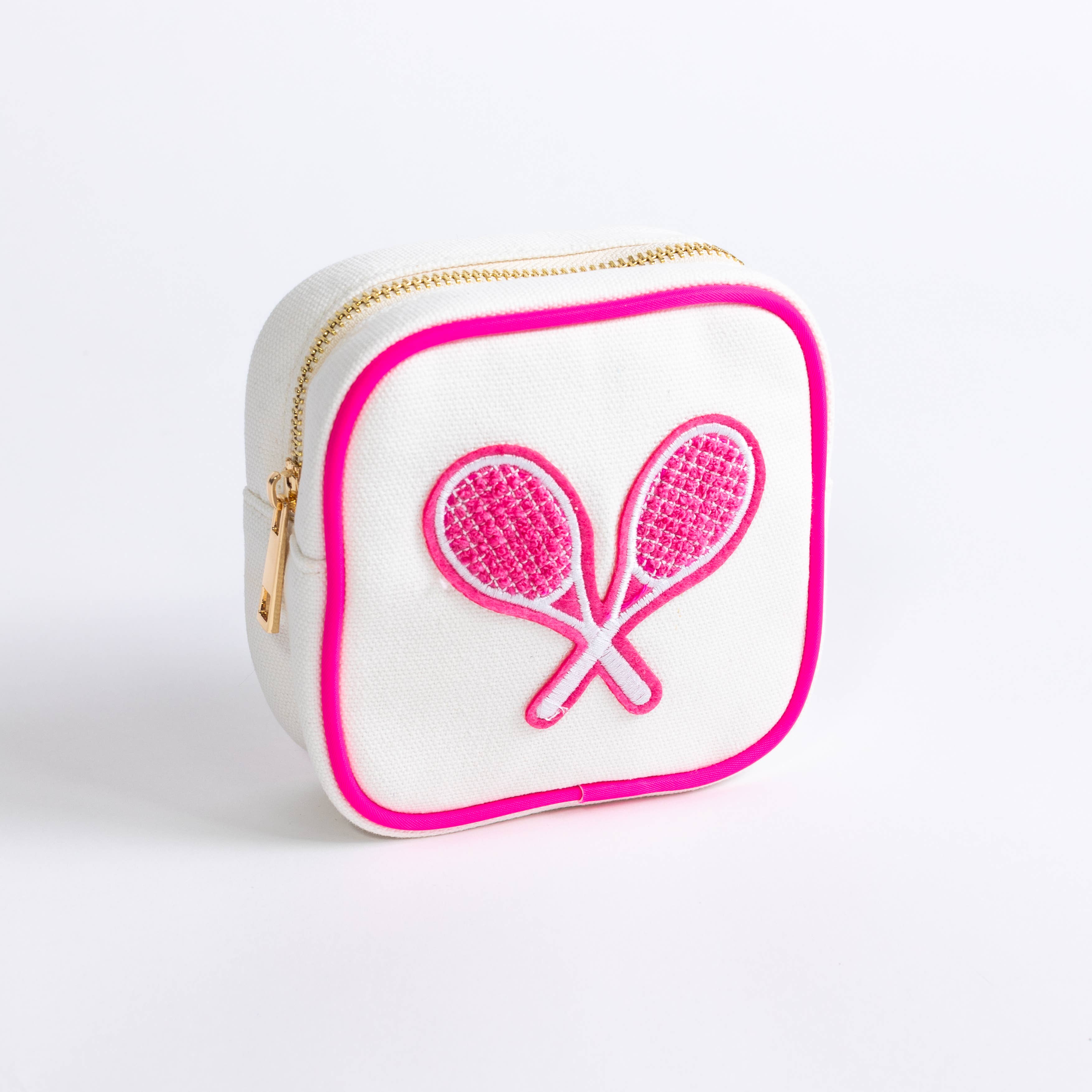 BKLYN LNDN - Wholesale Makeup/Cosmetic Bag - Small Tennis Cosmetic Bag