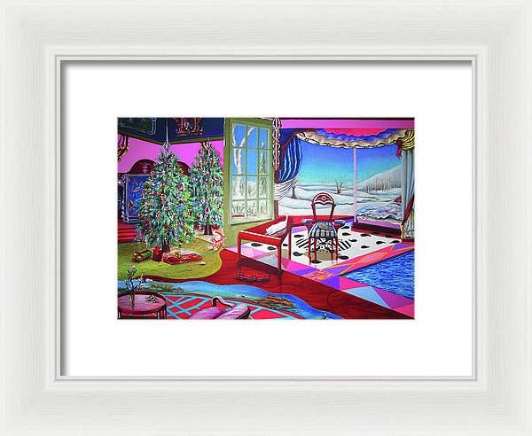 Sharon Tatem Fashion LLC - Wholesale Painting/Drawing - Christmas Painting - Framed Print2