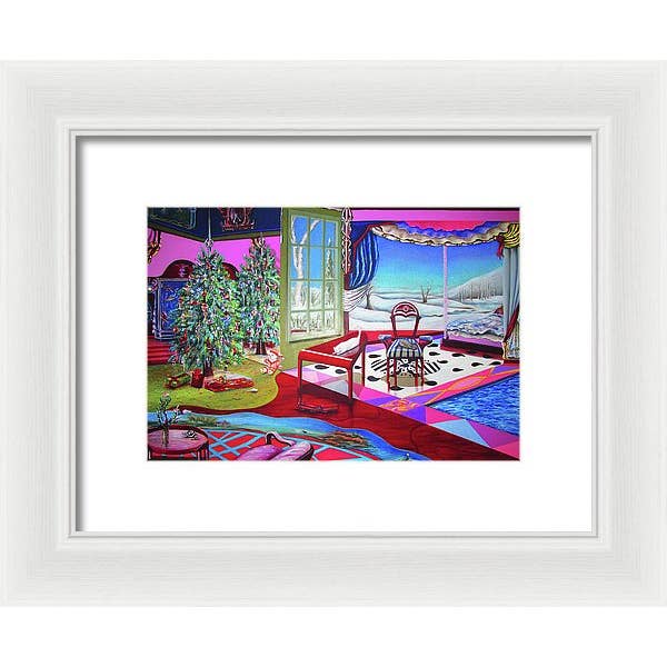 Sharon Tatem Fashion LLC - Wholesale Painting/Drawing - Christmas Painting - Framed Print2