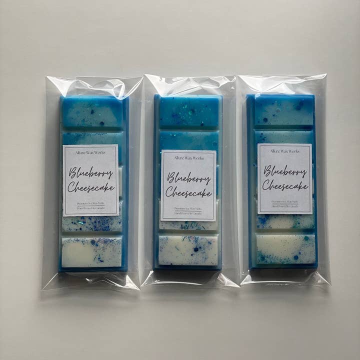 Allure Wax Works - Wholesale Wax Melt - Blueberry Cheesecake Snap Bar Wax Melts0