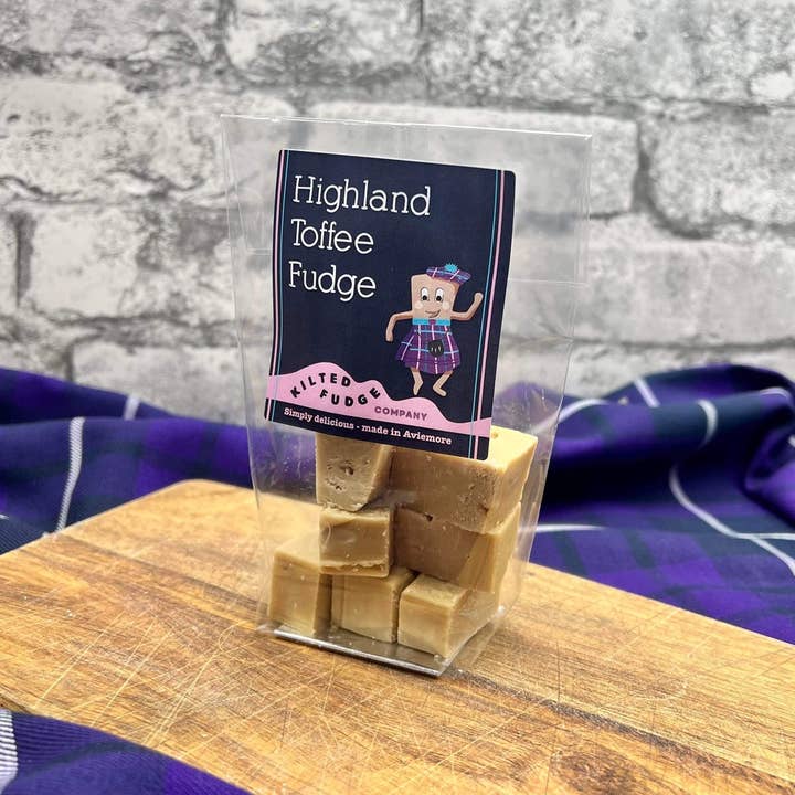 Highland Toffee Fudge for wholesale by Kilted Fudge Company