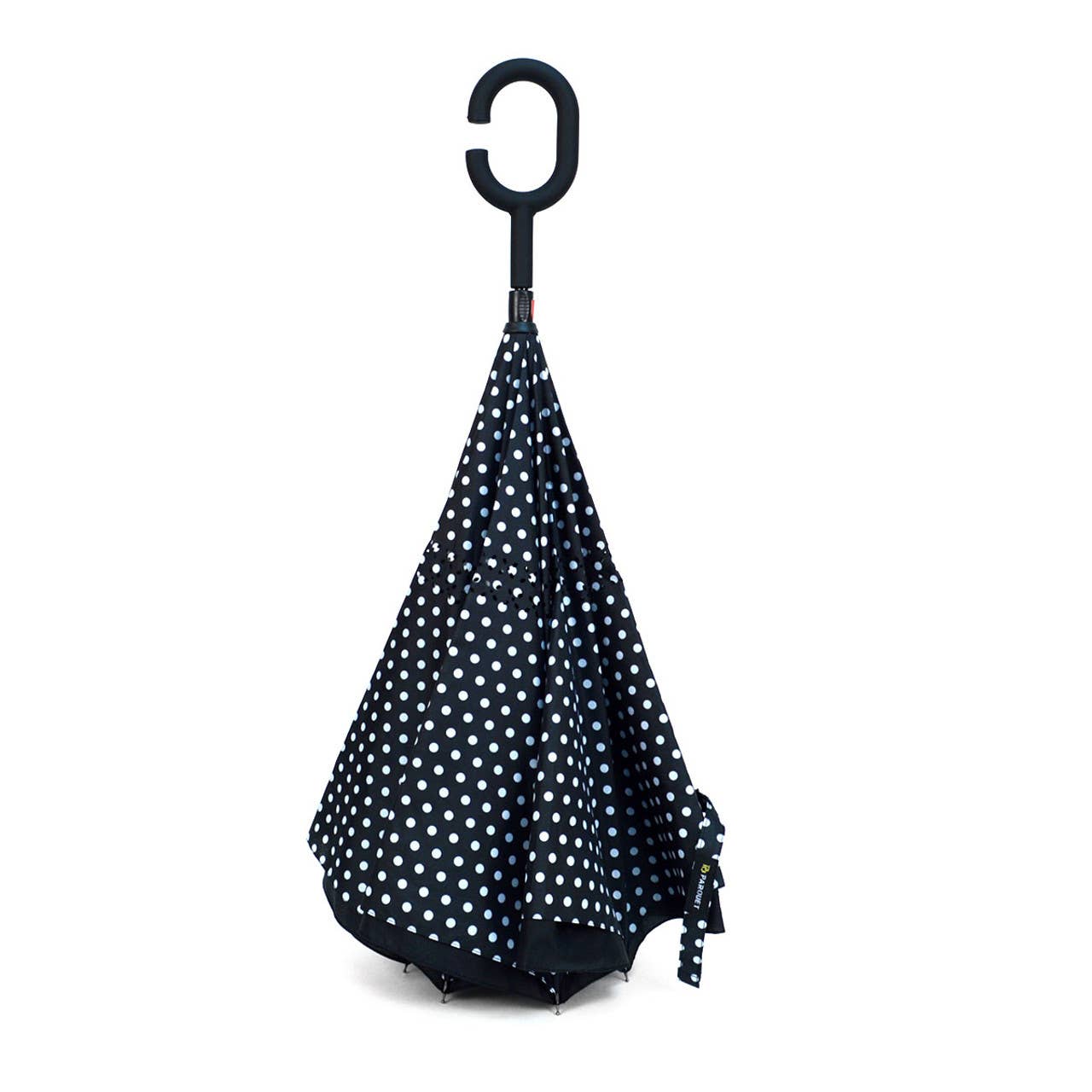 Selini New York - Wholesale Umbrella - Unisex - Polka Dot Double Layer Inverted Umbrella3