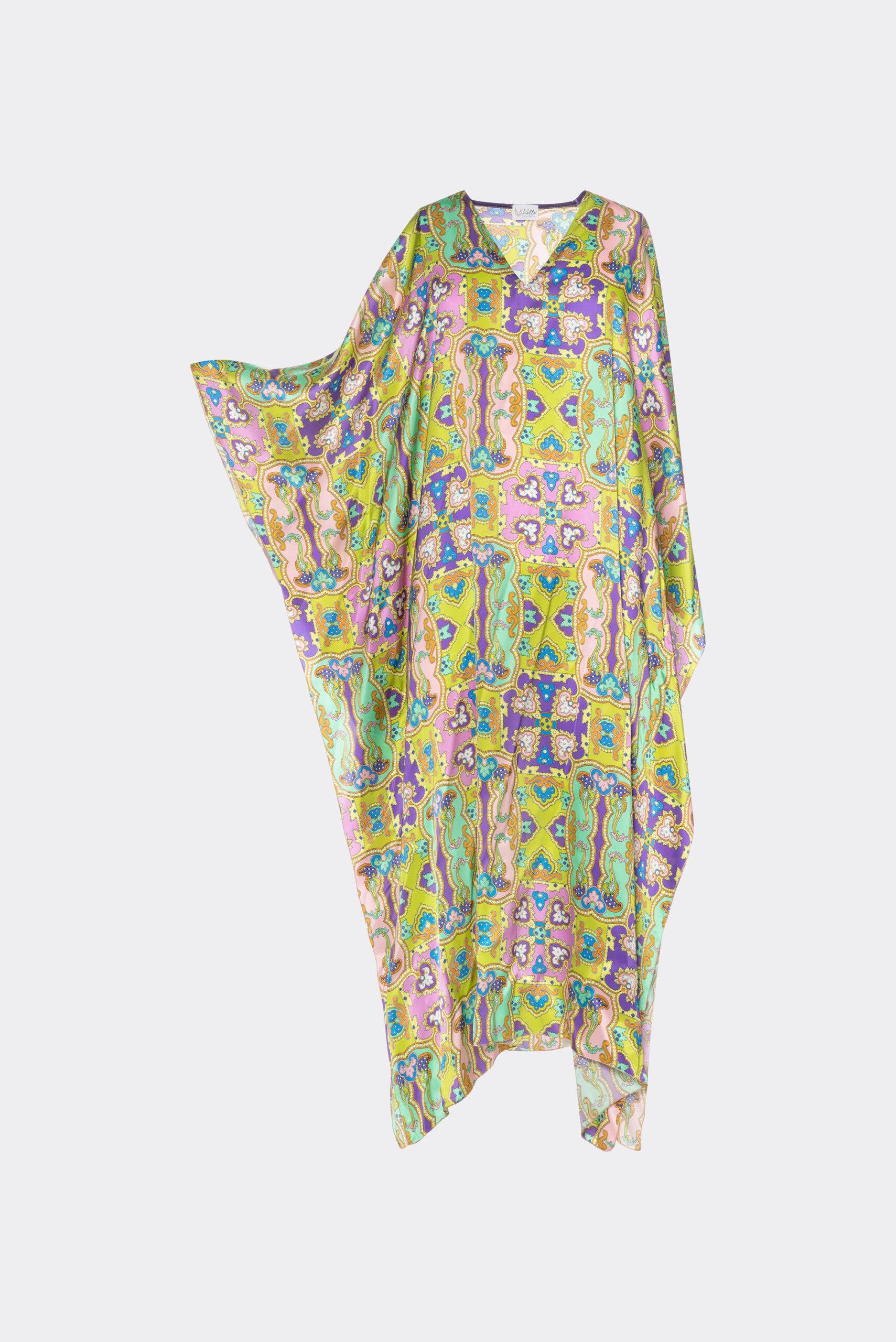 KELLE' CAPRI – Kaftan - Mulher por atacado – Kaftan longo retrô4