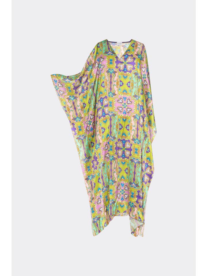 KELLE' CAPRI – Kaftan - Mulher por atacado – Kaftan longo retrô4
