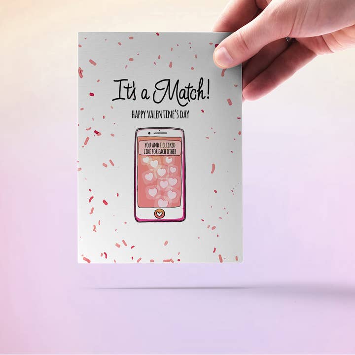 Liyana Studio - Vendita all'ingrosso Biglietti per San Valentino - Tinder Online Dating - Biglietto di San Valentino3