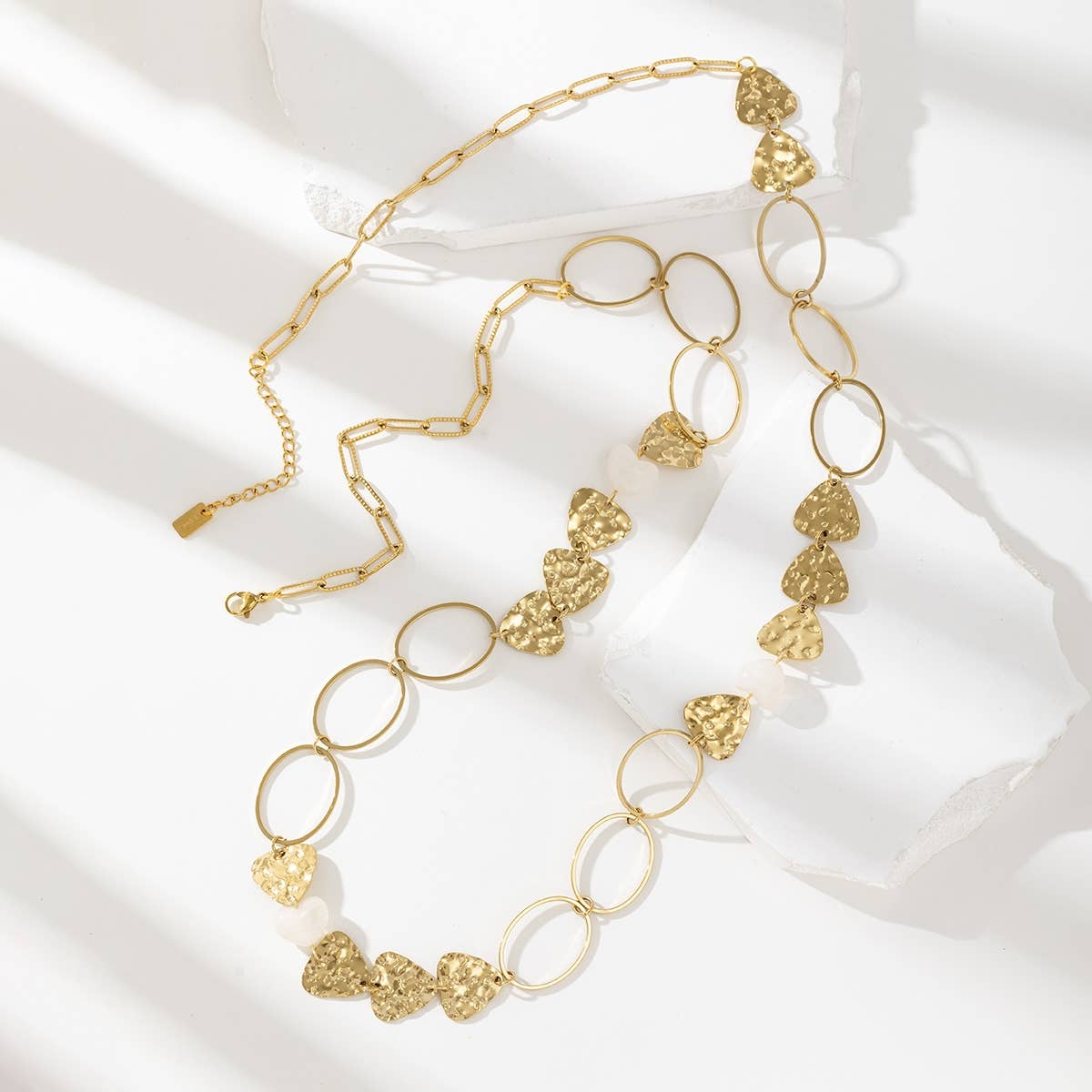 Guld Långt halsband - Fiorella för wholesale på Faire1