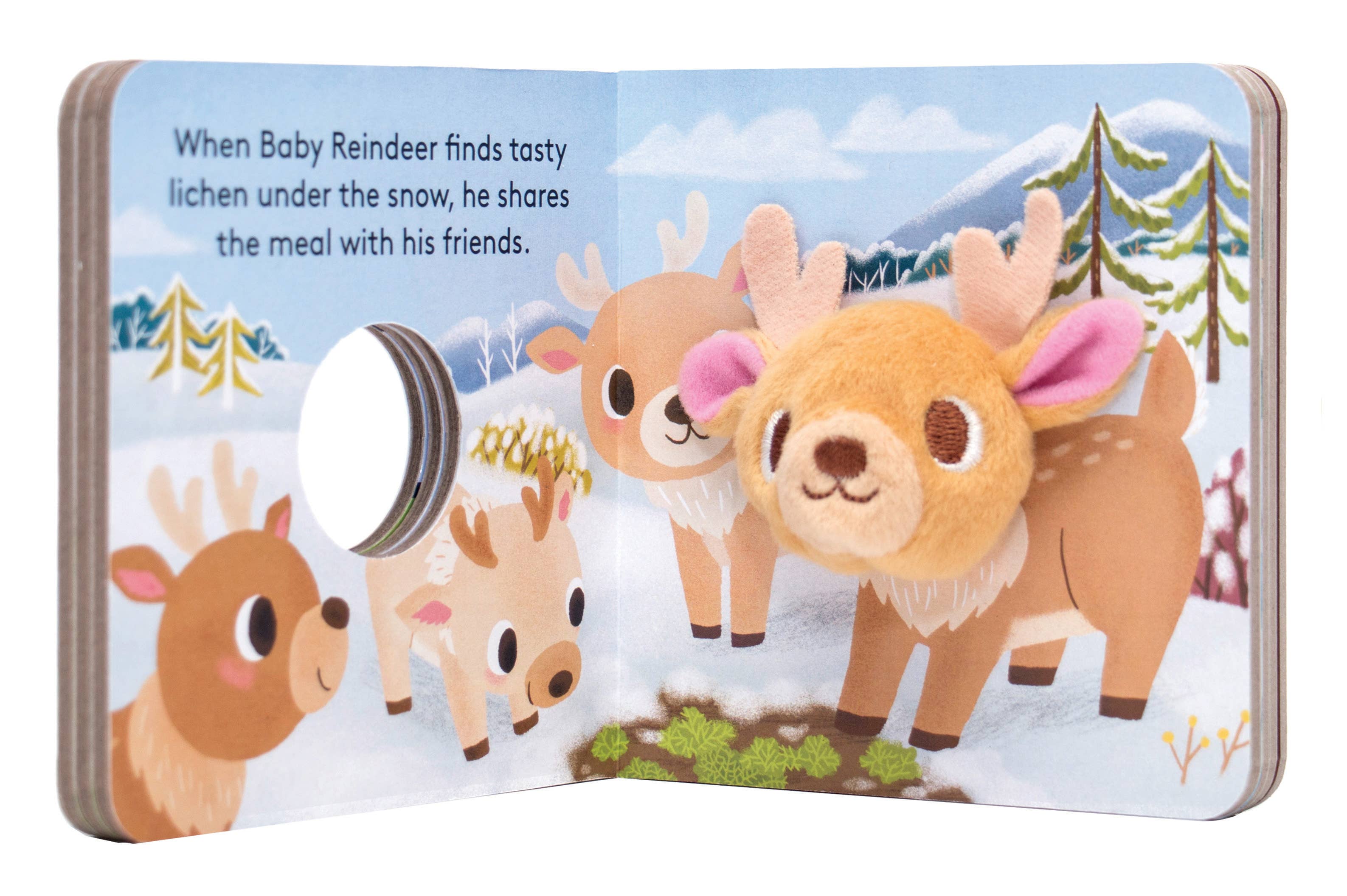 Chronicle Books - Wholesale Baby & Toddler Book (0-2) - Baby Reindeer: Finger Puppet Book2